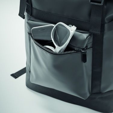 Logo trade business gift photo of: Rolltop backpack 50C tarpaulin