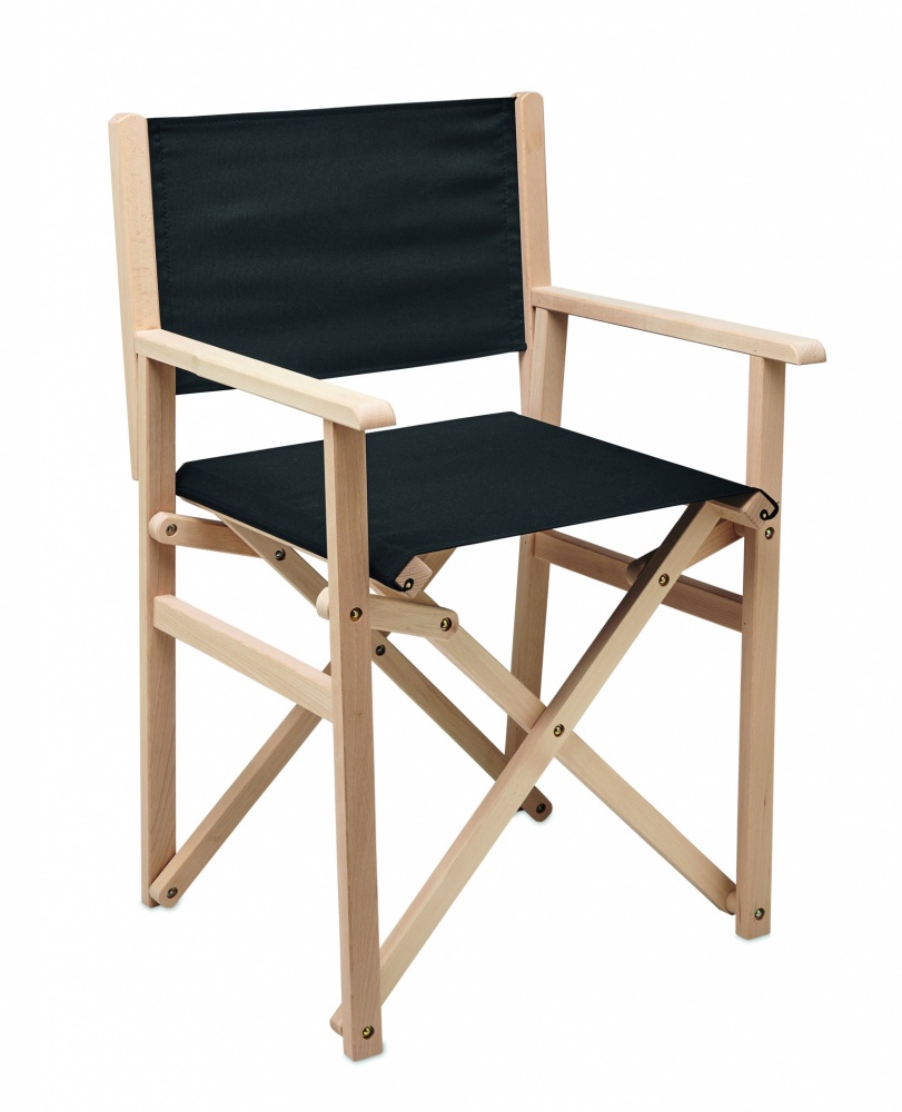 Logotrade promotional product picture of: Foldable wooden beach chair
