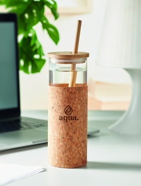 Logotrade promotional product picture of: Glass tumbler sleeve 450 ml