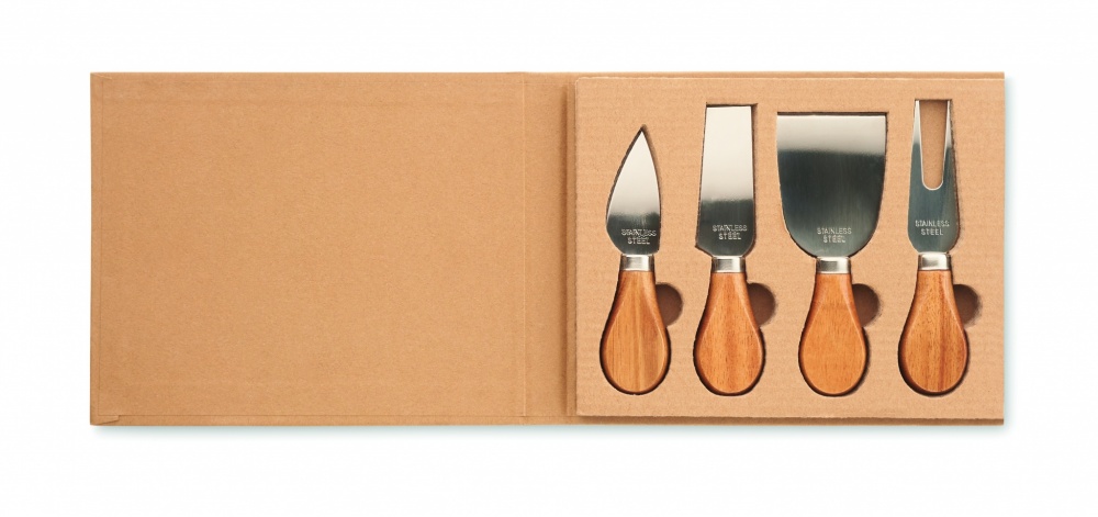 Logotrade promotional items photo of: Set of 4 cheese knives