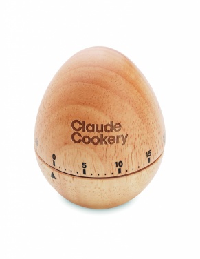 Logotrade promotional gift picture of: Pine wood egg timer