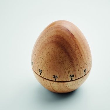 Logo trade corporate gifts image of: Pine wood egg timer
