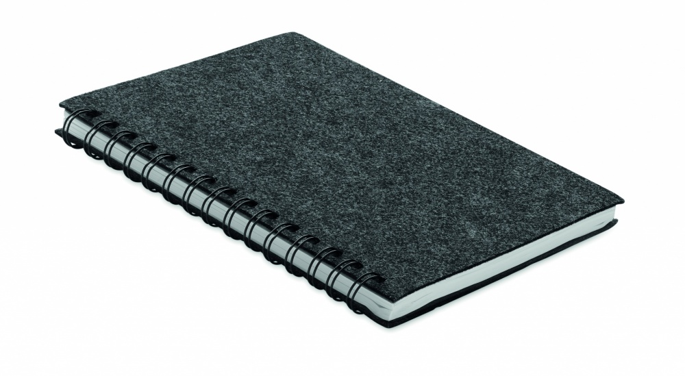 Logotrade promotional gifts photo of: A5 RPET felt cover notebook