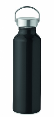 Logo trade corporate gift photo of: Recycled aluminum bottle 500 ml with a stainless steel handle cap