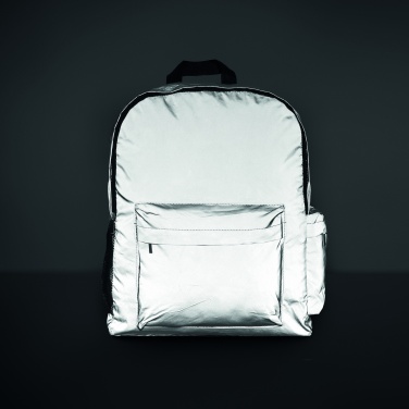 Logotrade promotional product image of: High reflective backpack 190T