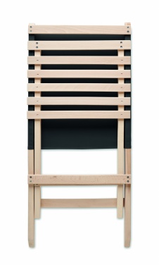 Logo trade advertising product photo of: Foldable wooden beach chair