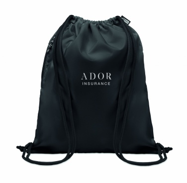 Logotrade advertising product image of: Large drawstring bag 300D RPET
