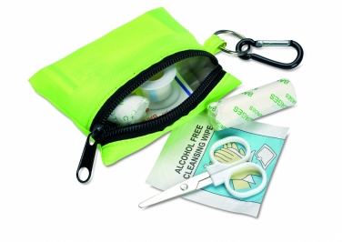 Logotrade promotional item picture of: First aid kit w/ carabiner