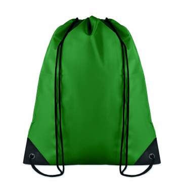 Logo trade promotional gifts image of: 190T Polyester drawstring bag