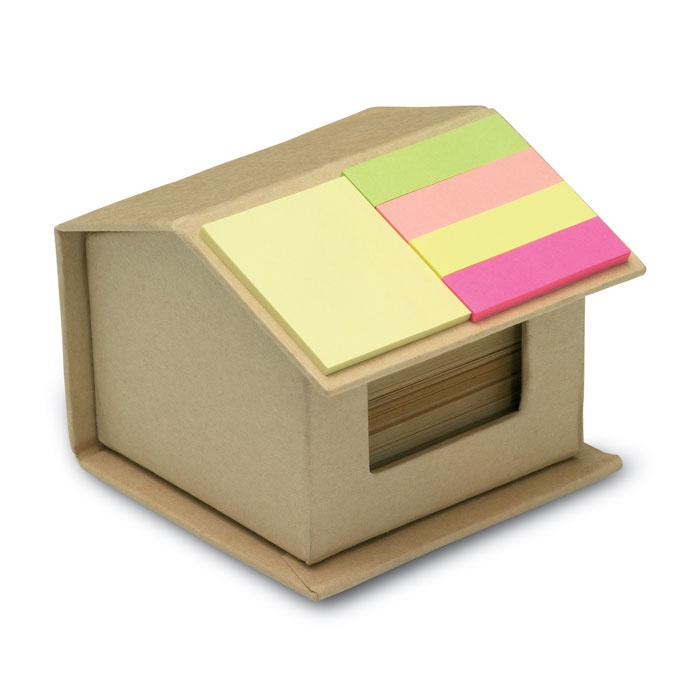 Logotrade promotional giveaway image of: Memo/sticky notes pad recycled