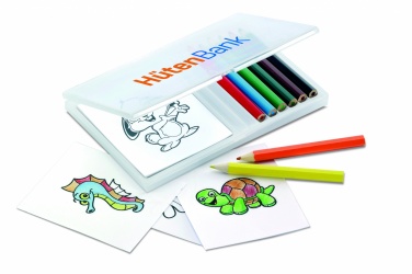 Logotrade corporate gifts photo of: Wooden pencil colouring set