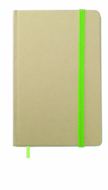 Logo trade promotional giveaways image of: A6 recycled notebook 96 plain