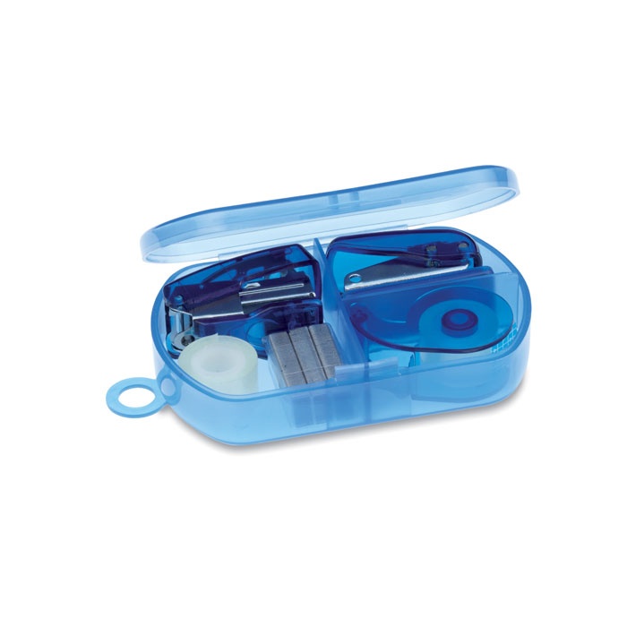 Logo trade promotional giveaways picture of: Stationery set in plastic box