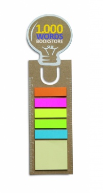 Logo trade corporate gifts picture of: Bookmark with sticky memo pad