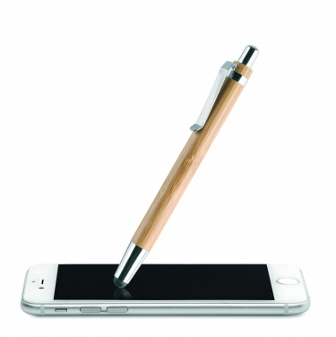 Logotrade promotional items photo of: Ball pen in ABS and bamboo