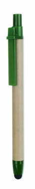 Logo trade advertising products picture of: Recycled carton stylus pen