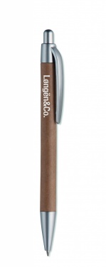 Logotrade promotional giveaway picture of: Carton barrel ball pen