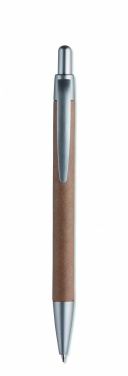 Logo trade promotional merchandise picture of: Carton barrel ball pen