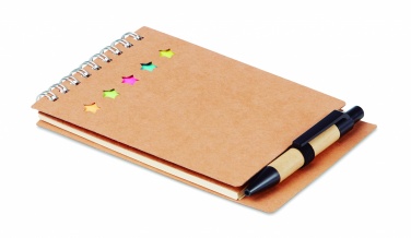 Logotrade promotional merchandise photo of: Notepad with pen and memo pad