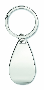 Logo trade corporate gifts picture of: Bottle opener key ring Tornio