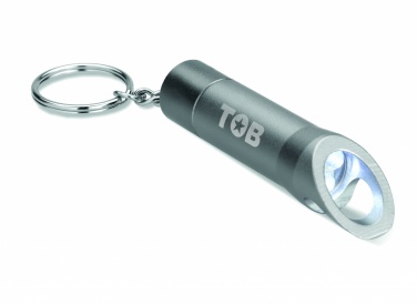 Logotrade promotional item picture of: Metal torch key ring Ylivieska