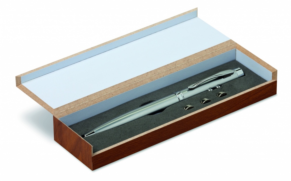 Logo trade promotional gift photo of: Laser pointer in wooden box
