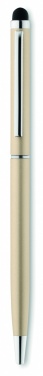 Logo trade promotional products image of: Twist and touch ball pen