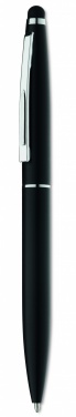 Logo trade promotional giveaways picture of: Twist type pen w stylus top