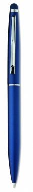 Logo trade corporate gifts image of: Twist type pen w stylus top