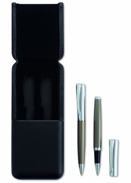 Logo trade promotional merchandise image of: Ball pen set in box