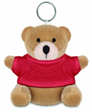 Logotrade promotional merchandise photo of: Teddy bear key ring FINLAND