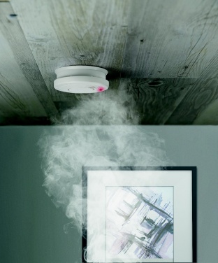 Logo trade promotional merchandise photo of: Smoke detector