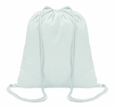 Logo trade promotional giveaway photo of: 100gr/m² cotton drawstring bag