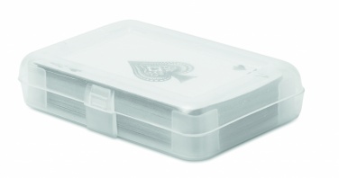 Logo trade corporate gift photo of: Playing cards in pp case