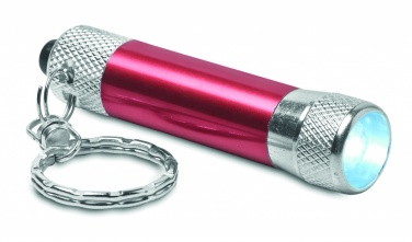 Logo trade advertising products image of: Aluminium torch with key ring