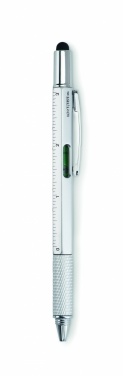 Logo trade advertising product photo of: Spirit level pen with ruler