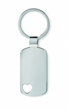 Logo trade corporate gifts picture of: Key ring with heart detail Jūrmala