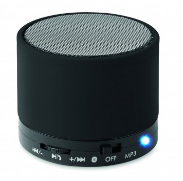 Logo trade promotional gifts picture of: Round wireless speaker