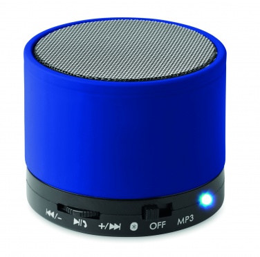Logo trade promotional giveaway photo of: Round wireless speaker