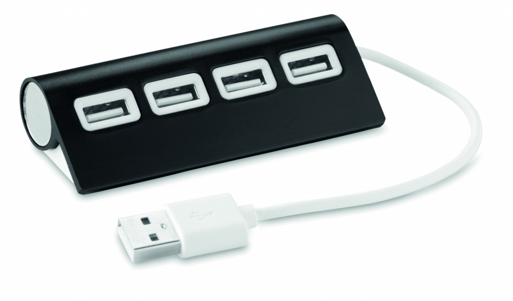 Logo trade promotional merchandise image of: 4 port USB hub