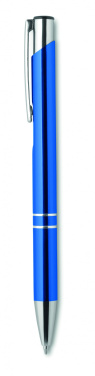 Logo trade promotional product photo of: Push button aluminium pen BERN