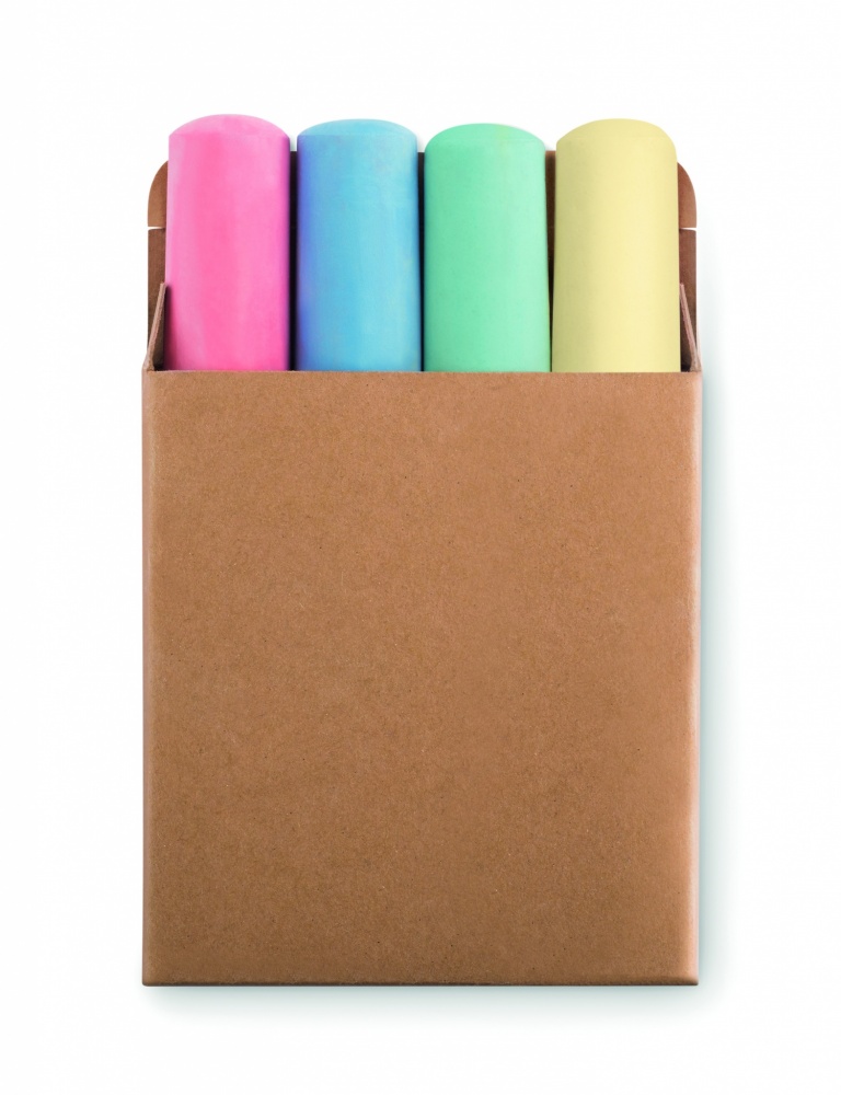 Logo trade corporate gifts image of: 4 chalk sticks