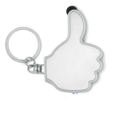 Logo trade promotional products picture of: Thumbs up led light w/key ring Valmiera