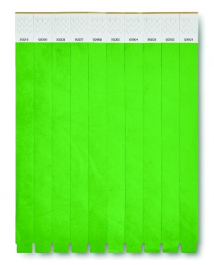 Logotrade promotional product image of: One sheet of 10 wristbands