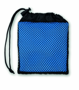 Logo trade promotional merchandise image of: Sports towel with pouch