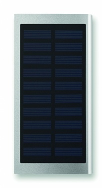 Logo trade promotional giveaways picture of: Solar power bank 8000 mAh