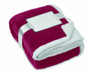 Logotrade promotional gift image of: Blanket coral fleece/ sherpa