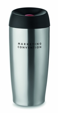 Logo trade advertising products image of: Double wall travel cup 350 ml