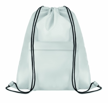 Logo trade promotional giveaway photo of: 210D Polyester drawstring bag