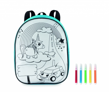 Logo trade promotional items image of: Backpack with 5 markers